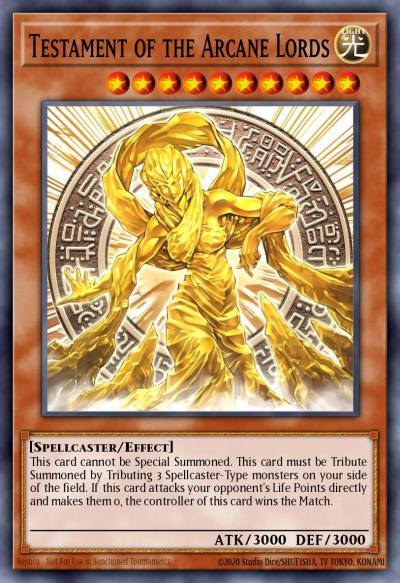 Testament of the Arcane Lords Ultra Rare WCPS-EN601 Yu-Gi-Oh! World Championship 2006 prize cards Yugioh card