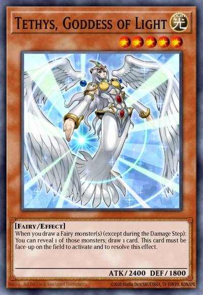Tethys Goddess of Light Secret Rare CRMS-EN095 Crimson Crisis Yugioh card