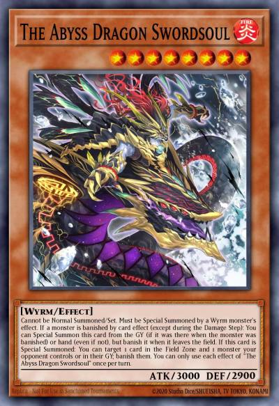 The Abyss Dragon Swordsoul Ultra Rare MP24-EN167 25th Anniversary Tin Dueling Mirrors Yugioh card