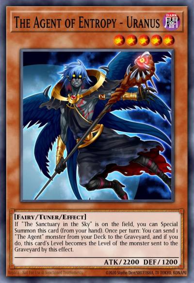 The Agent of Entropy - Uranus Common DUEA-EN036 Duelist Alliance Yugioh card