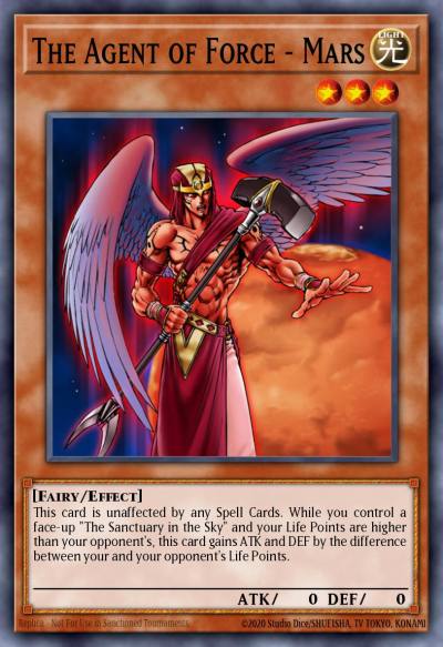 The Agent of Force - Mars Super Rare AST-009 Ancient Sanctuary Yugioh card