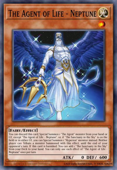 The Agent of Life - Neptune Ultra Rare GFP2-EN008 Ghosts From the Past The 2nd Haunting Yugioh card