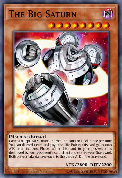 The Big Saturn Common SDMM-EN020 Machina Mayhem Structure Deck Yugioh card