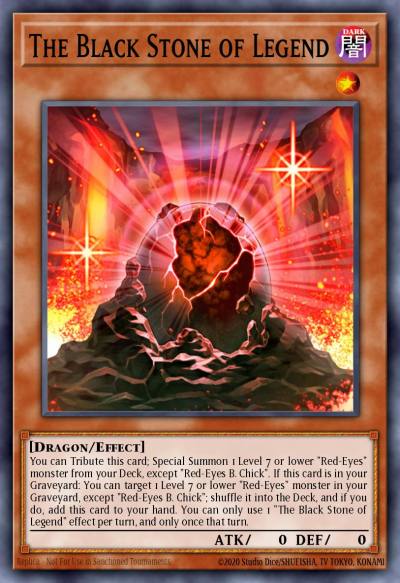 The Black Stone of Legend Secret Rare CORE-EN021 Clash of Rebellions Yugioh card