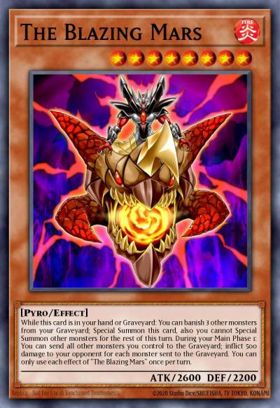 The Blazing Mars Common DLCS-EN103 Dragons of Legend The Complete Series Yugioh card