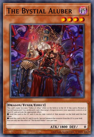 The Bystial Aluber Ultra Rare MP24-EN188 25th Anniversary Tin Dueling Mirrors Yugioh card