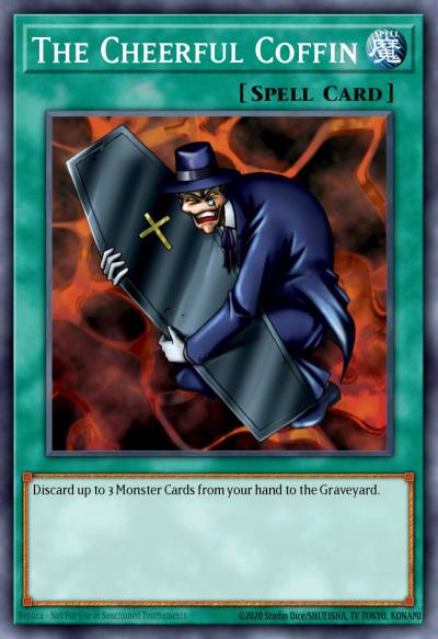 The Cheerful Coffin Common DB1-EN167 Dark Beginning 1 Yugioh card