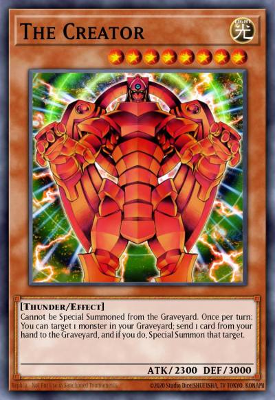 The Creator Ultra Rare DR3-EN065 Dark Revelation Volume 3 Yugioh card