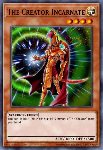 The Creator Incarnate Common DR3-EN066 Dark Revelation Volume 3 Yugioh card
