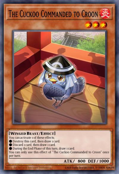 The Cuckoo Commanded to Croon Common MP24-EN368 25th Anniversary Tin Dueling Mirrors Yugioh card