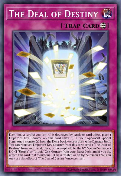 The Deal of Destiny Ultra Rare BROL-EN055 Brothers of Legend Yugioh card