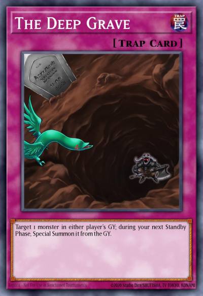 The Deep Grave Common MP19-EN133 2019 Gold Sarcophagus Tin Mega Pack Yugioh card