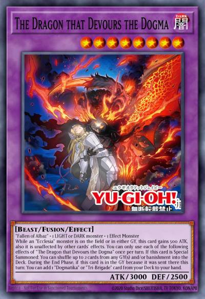 The Dragon that Devours the Dogma New CH01-EN041 THE CHRONICLES DECK: The Fallen & The Virtuous (All-Foil Edition) Yugioh card
