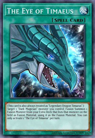The Eye of Timaeus Secret Rare DRLG-EN005 Dragons of Legend Yugioh card