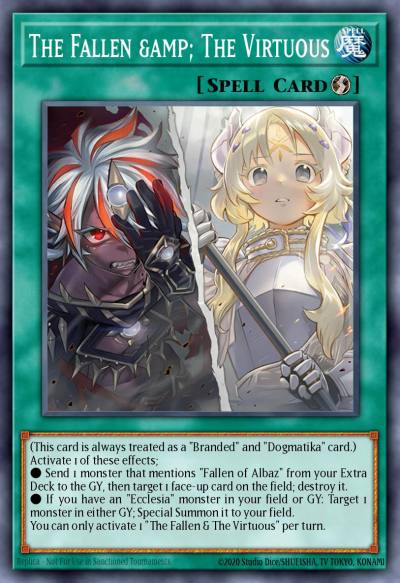 The Fallen & The Virtuous New CH01-EN019 THE CHRONICLES DECK: The Fallen & The Virtuous (All-Foil Edition) Yugioh card