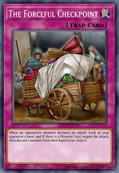 The Forceful Checkpoint Common SGX3-ENC19 Speed Duel GX Duelists of Shadows Yugioh card