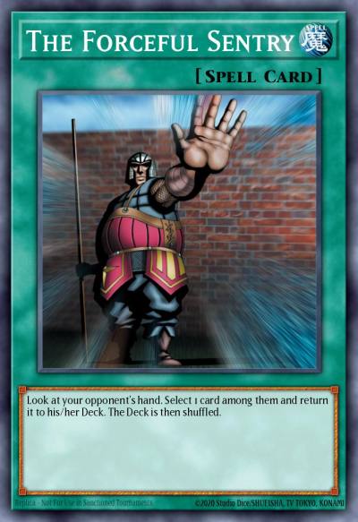 The Forceful Sentry Rare DB1-EN029 Dark Beginning 1 Yugioh card