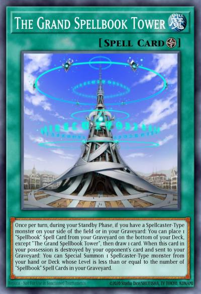 The Grand Spellbook Tower Secret Rare ABYR-EN060 Abyss Rising Yugioh card