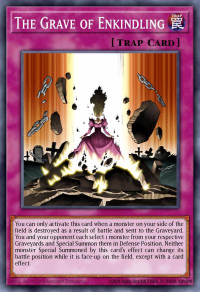 The Grave of Enkindling Super Rare DP2-EN030 Duelist Pack Chazz Princeton Yugioh card