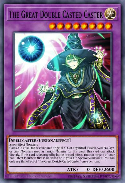 The Great Double Casted Caster Common BACH-EN084 Battle of Chaos Yugioh card