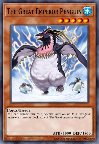 The Great Emperor Penguin Short Print GENF-EN037 Generation Force Yugioh card