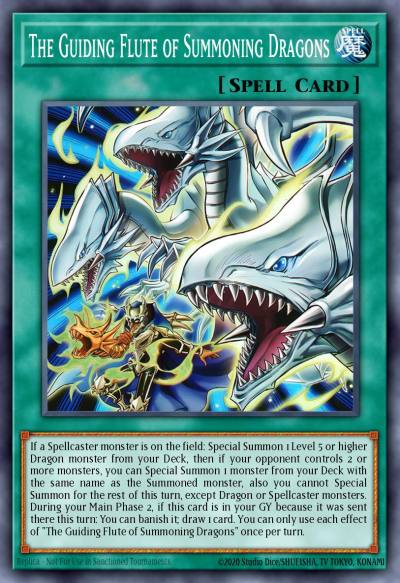 The Guiding Flute of Summoning Dragons Grand Master Rare MAMS-EN003 Magnificent Maestros Yugioh card