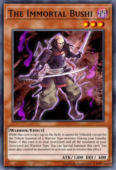 The Immortal Bushi Common BP03-EN036 Battle Pack 3 Monster League Yugioh card