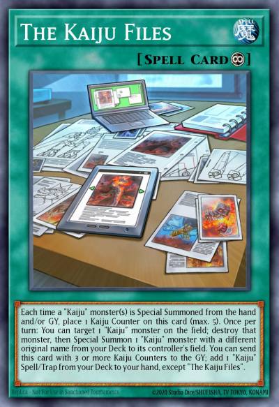 The Kaiju Files Common MP17-EN048 2017 Mega-Tin Mega Pack Yugioh card