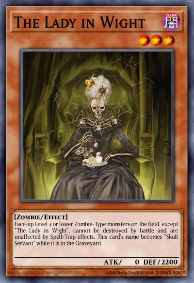 The Lady in Wight Common GLD5-EN022 Gold Series Haunted Mine Yugioh card