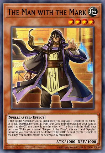 The Man with the Mark Collector's Rare MZTM-EN001 Maze of the Master Yugioh card