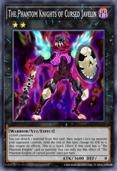 The Phantom Knights of Cursed Javelin Common LEHD-ENC32 Legendary Hero Decks Yugioh card