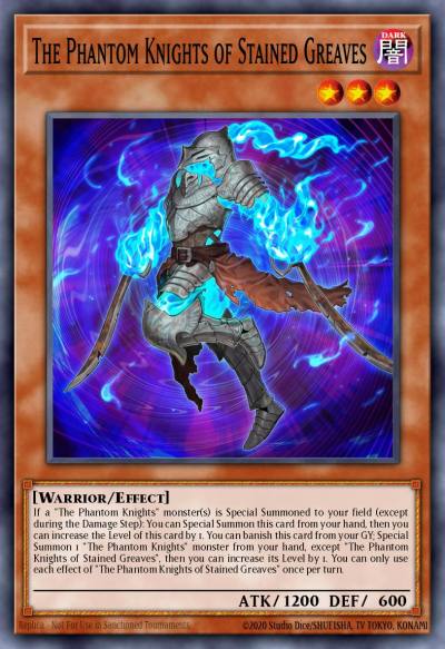 The Phantom Knights of Stained Greaves Super Rare MP21-EN167 2021 Tin of Ancient Battles Yugioh card