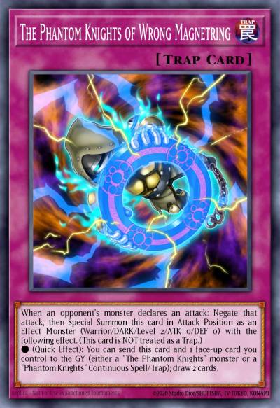 The Phantom Knights of Wrong Magnetring Common MP18-EN022 2018 Mega-Tin Mega Pack Yugioh card