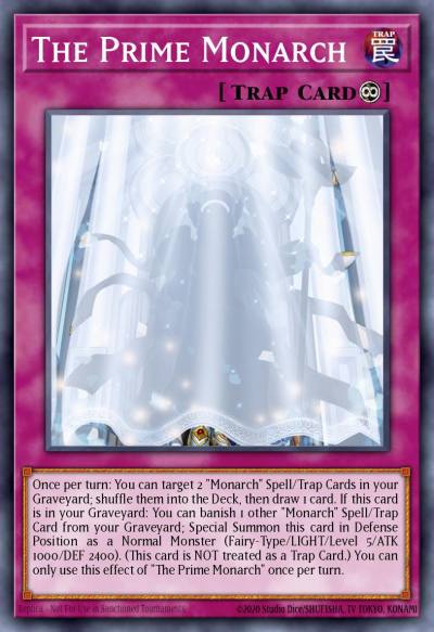 The Prime Monarch Common SR01-EN034 Emperor of Darkness Structure Deck Yugioh card