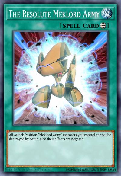 The Resolute Meklord Army Common EXVC-EN051 Extreme Victory Yugioh card