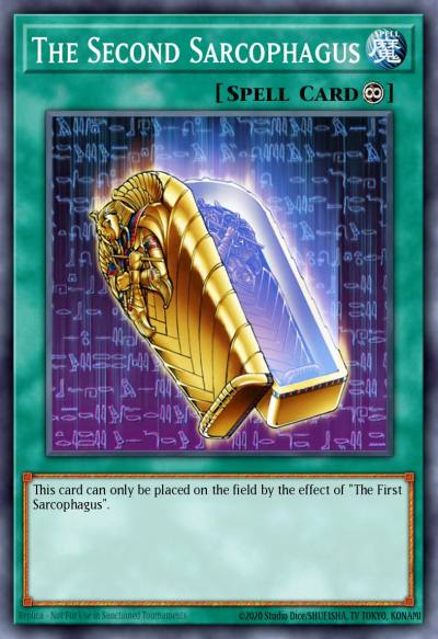 The Second Sarcophagus Short Print AST-100 Ancient Sanctuary Yugioh card
