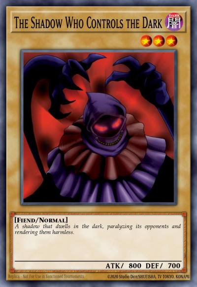 The Shadow Who Controls the Dark Common SS05-ENA09 Speed Duel Starter Decks Twisted Nightmares Yugioh card