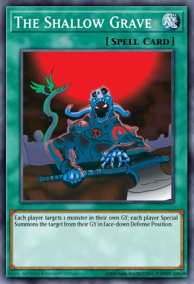 The Shallow Grave Common DB1-EN090 Dark Beginning 1 Yugioh card