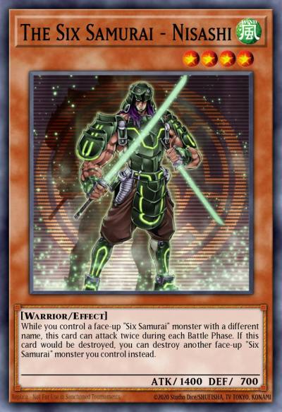The Six Samurai - Nisashi Common GLD2-EN020 Gold Series 2009 Yugioh card