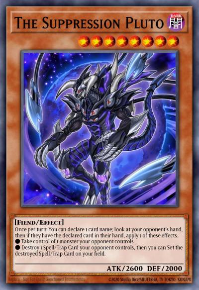 The Suppression Pluto Common DLCS-EN106 Dragons of Legend The Complete Series Yugioh card