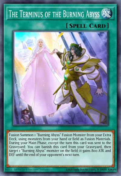 The Terminus of the Burning Abyss Ultra Rare CROS-EN085 Crossed Souls Yugioh card