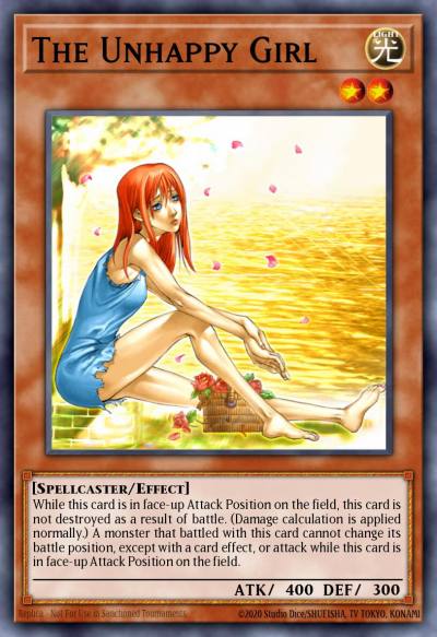 The Unhappy Girl Short Print AST-010 Ancient Sanctuary Yugioh card