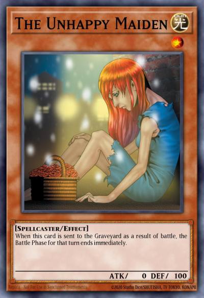 The Unhappy Maiden Common DB2-EN079 Dark Beginning 2 Yugioh card