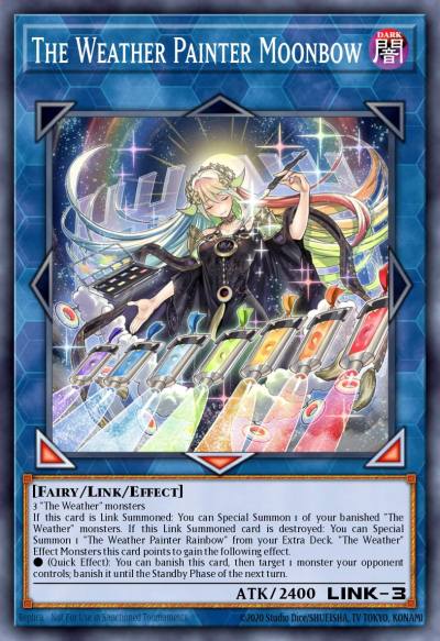 The Weather Painter Moonbow Super Rare MP23-EN089 25th Anniversary Tin Dueling Heroes Mega Pack Yugioh card