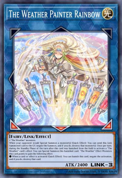 The Weather Painter Rainbow Premium Gold Rare MGED-EN033 Maximum Gold El Dorado Yugioh card