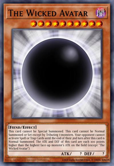 The Wicked Avatar Super Rare CT07-EN023 Collectible Tins 2010 Wave 2 Yugioh card