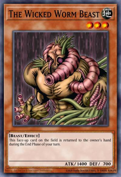 The Wicked Worm Beast Ultra Rare KC01-EN031 25th Anniversary Ultimate Kaiba Set Yugioh card