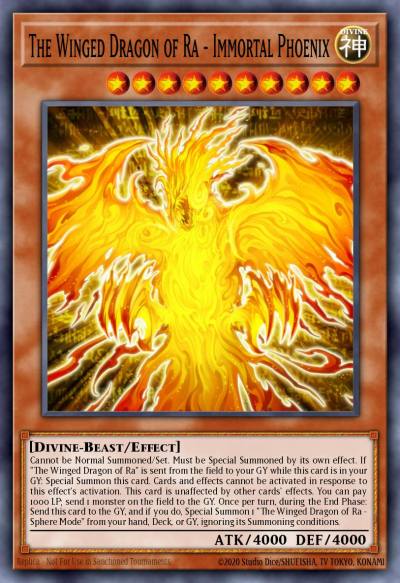 The Winged Dragon of Ra - Immortal Phoenix Ultra Rare DUPO-EN046 Duel Power Yugioh card
