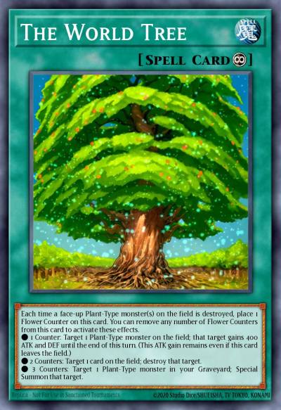 The World Tree Rare CSOC-EN059 Crossroads of Chaos Yugioh card