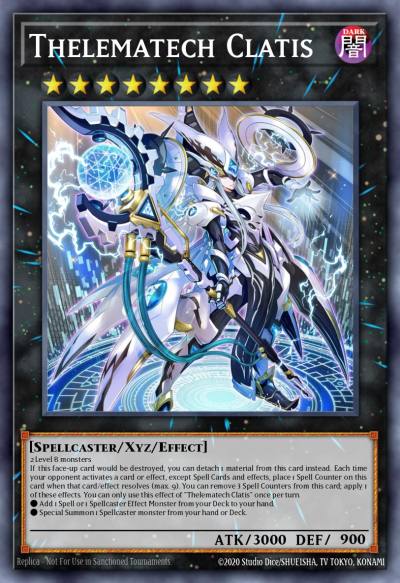 Thelematech Clatis Super Rare DUNE-EN045 Duelist Nexus Yugioh card